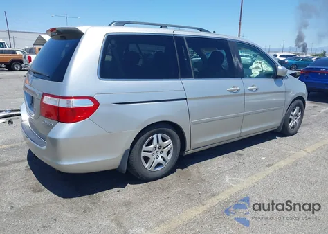 2007 Honda Odyssey Ex-L from USA, damaged, VIN 5FNRL38657B442342